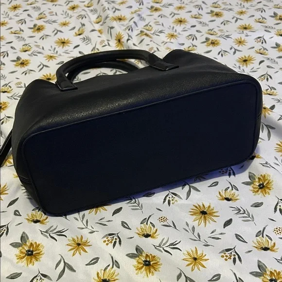 Tommy Hilfiger Black Cleo Small Satchel Red White Blue - Picture 6 of 10